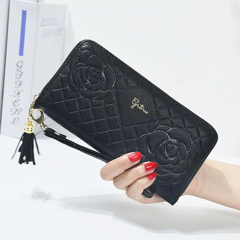 Frauen Brieftasche Weiblichen Geldbörse Mode Beste Brieftasche Fall Telefon Tasche Portefeuille Femme Carteira Feminina Handtasche