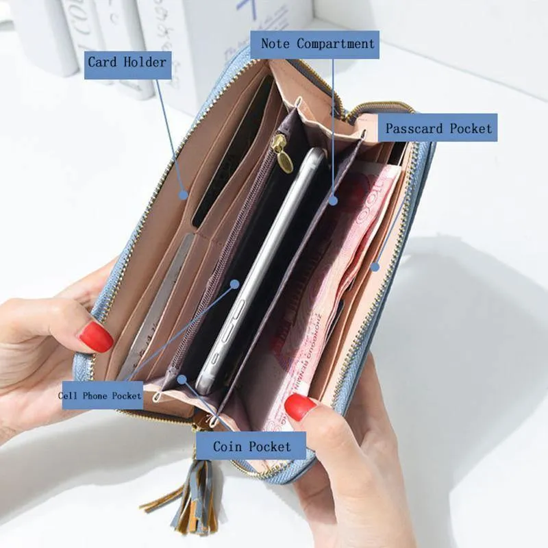 Frauen Brieftasche Weiblichen Geldbörse Mode Beste Brieftasche Fall Telefon Tasche Portefeuille Femme Carteira Feminina Handtasche