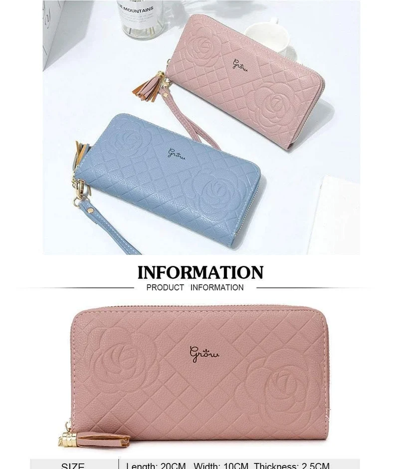 Frauen Brieftasche Weiblichen Geldbörse Mode Beste Brieftasche Fall Telefon Tasche Portefeuille Femme Carteira Feminina Handtasche