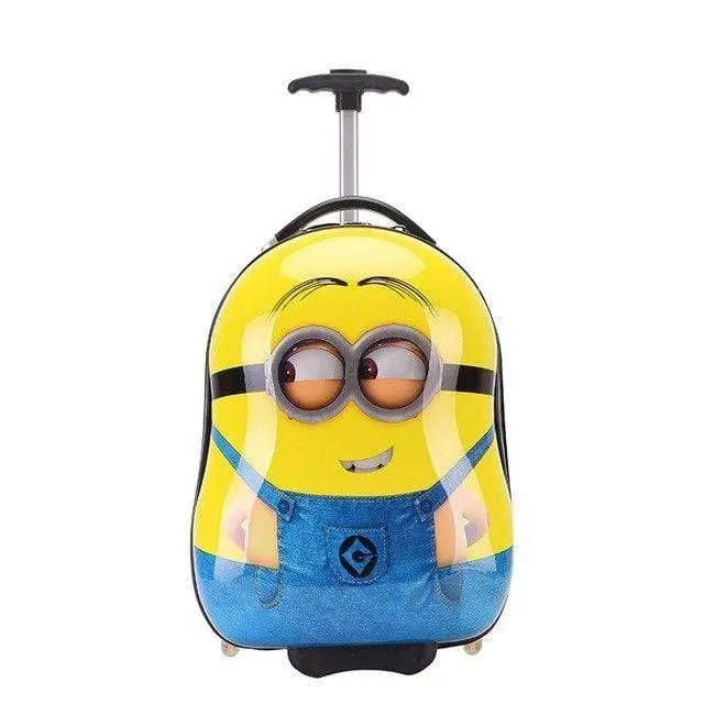 Reisegepäck Kind Rollschultasche Cartoon Studenten Trolley Kinder Internat Box Geschenk