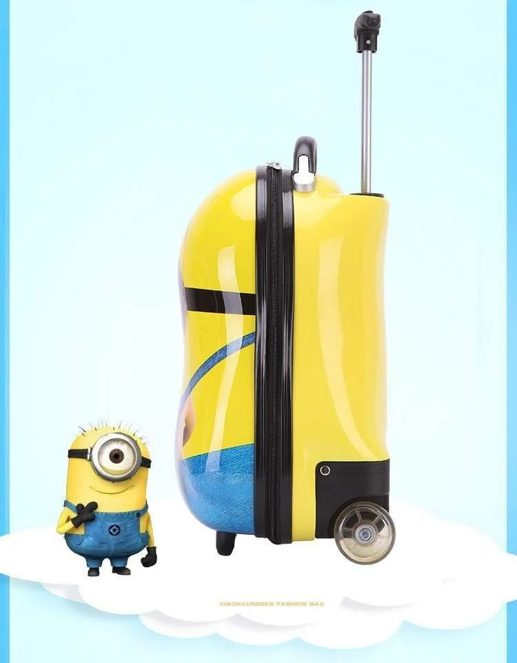 Reisegepäck Kind Rollschultasche Cartoon Studenten Trolley Kinder Internat Box Geschenk