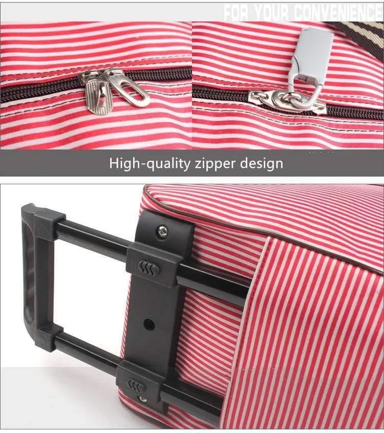 Trolley Reisetaschen Koffer auf Rädern Koffer Roulette Hand Trolley Unisex Tasche Sac Board Chassis Paket
