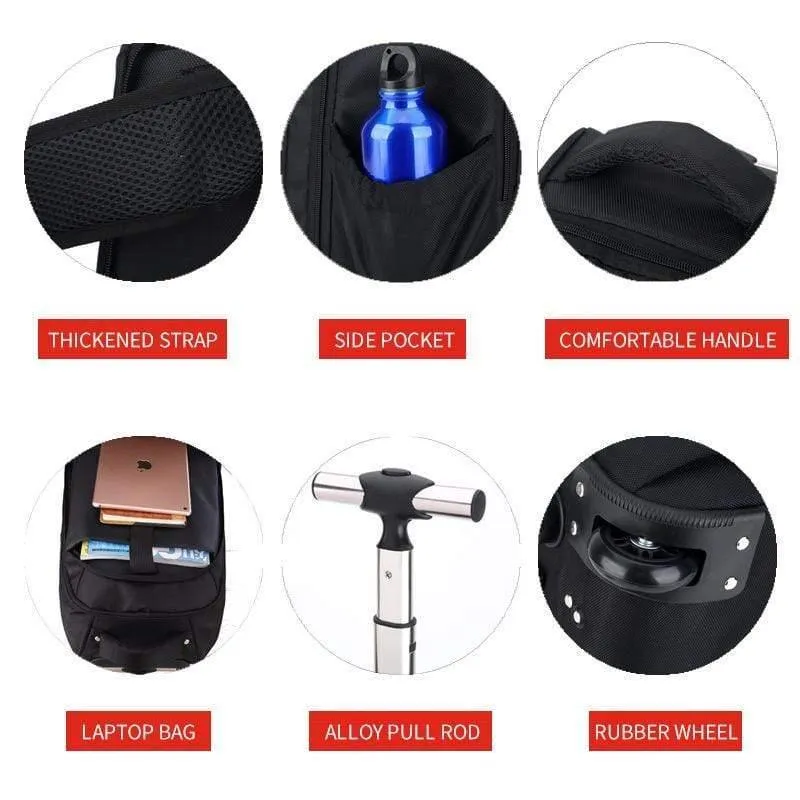 Herren Reisetasche Mann Rucksack Polyester Taschen Wasserdicht Computer Packsack Marke Design Rucksäcke Trolley Rucksack
