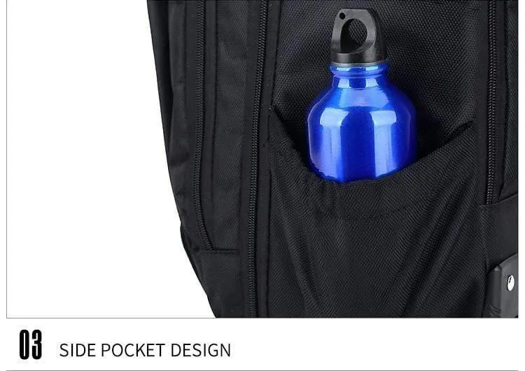 Herren Reisetasche Mann Rucksack Polyester Taschen Wasserdicht Computer Packsack Marke Design Rucksäcke Trolley Rucksack