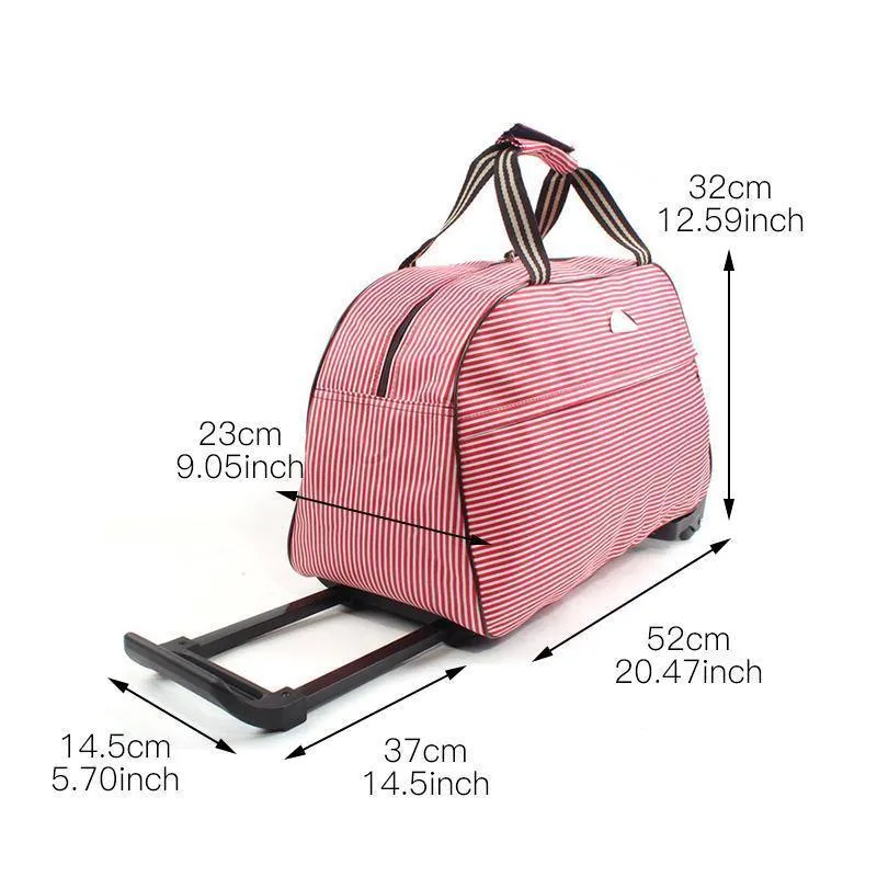 Gepäcktasche Rollkoffer Trolley Gepäck Frauen Männer Reisetaschen Koffer Mit Rad