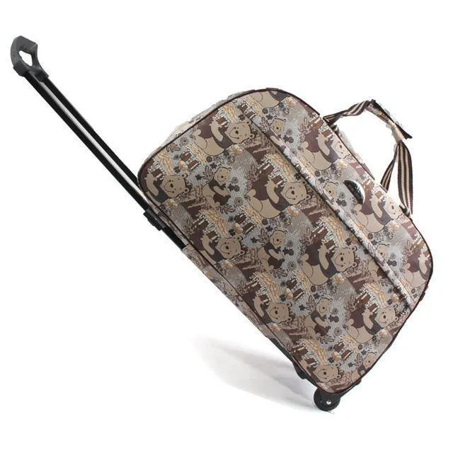 Gepäcktasche Rollkoffer Trolley Gepäck Frauen Männer Reisetaschen Koffer Mit Rad