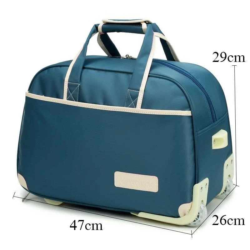 Koffer Mode Wasserdichte Gepäcktasche Verdickung Rollgepäck Trolley Gepäck Lady Reisegepäck mit Rädern