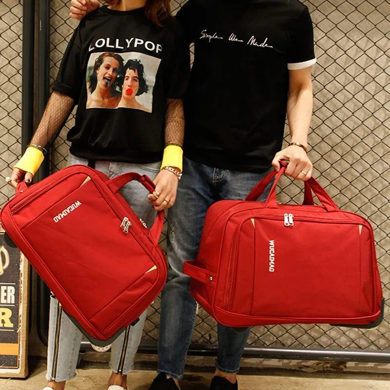 Gepäcktasche, dicker Stil, Rollkoffer, Trolley, Gepäck, Damen und Herren, Reisetaschen, Koffer mit Rollen