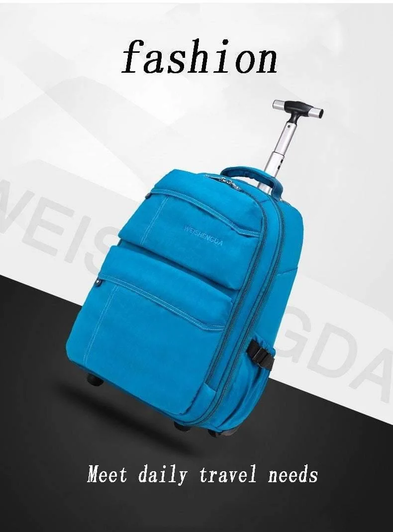 Reisetrolleys Taschen Damen Trolley Bag Multifunktionaler Trolley-Rucksack Reisekoffer Bordchassis