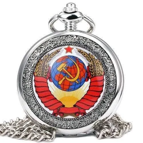 Vintage Männer Frauen Taschenuhren mechanische Uhr rot Sowjetunion Design Skelett Zifferblatt geschnitzt Deckel Anhänger Kette