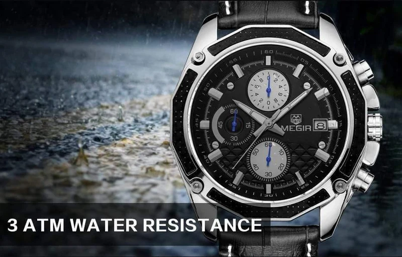 Quarz Herren Uhren Mode Echtes Leder Chronograph Uhr Uhr für Sanfte Männer Männliche Studenten Reloj Hombre