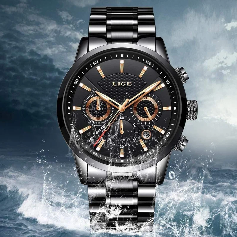 Uhr Männer Mode Sport Quarzuhr Herren Uhren Marke Luxus Voller Stahl Business Wasserdichte Uhr Relogio Masculino