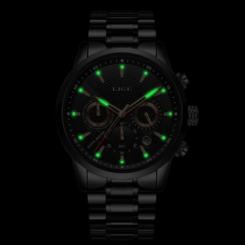 Uhr Männer Mode Sport Quarzuhr Herren Uhren Marke Luxus Voller Stahl Business Wasserdichte Uhr Relogio Masculino