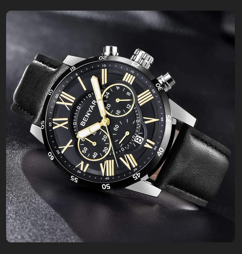 Uhren Männer Luxus Marke Quarzuhr Mode Chronograph Sport Reloj Hombre Uhr Männliche stunde relogio Masculino