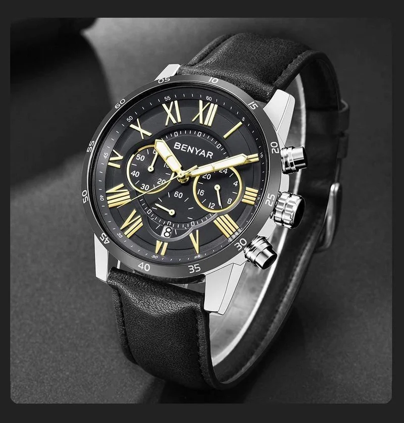 Uhren Männer Luxus Marke Quarzuhr Mode Chronograph Sport Reloj Hombre Uhr Männliche stunde relogio Masculino