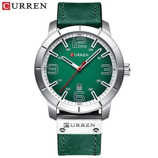 Herren Quarz Armbanduhren Männlichen Uhr Top Marke Luxus Reloj Hombres Leder Handgelenk Uhren mit Kalender