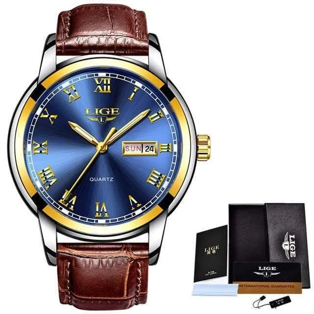 Uhr Männer Mode Sport Quarz Voller Stahl Gold Business Herren Uhren Top Brand Luxus Wasserdichte Uhr Relogio Masculino