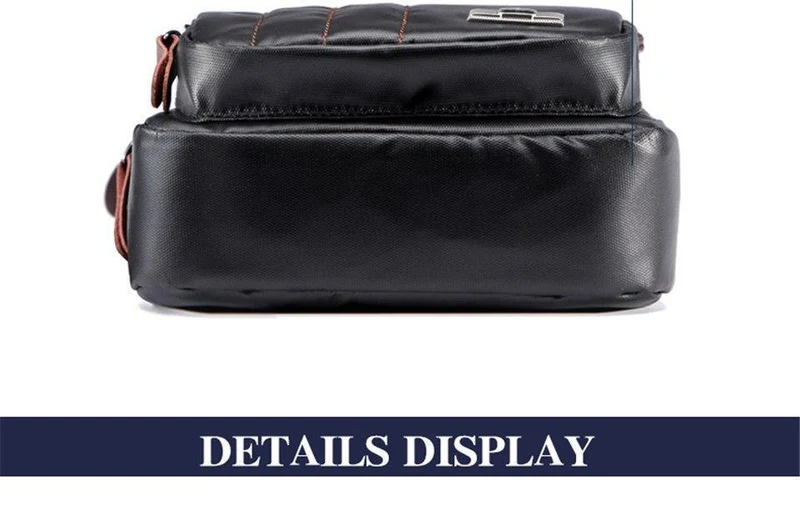 Leder herren Tasche Reise Einzelnen Schulter Messenger Taschen Mehrzweck Brust Pack Casual multifunktionale Bolsas