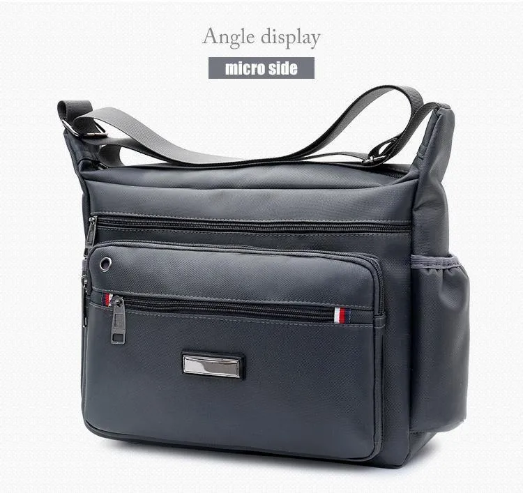 Mode Herren Umhängetaschen Hochwertige Oxford Casual Messenger Bag Business Herren Reisetaschen