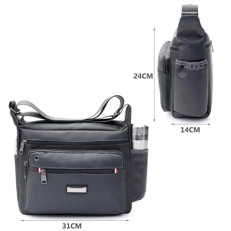 Mode Herren Umhängetaschen Hochwertige Oxford Casual Messenger Bag Business Herren Reisetaschen