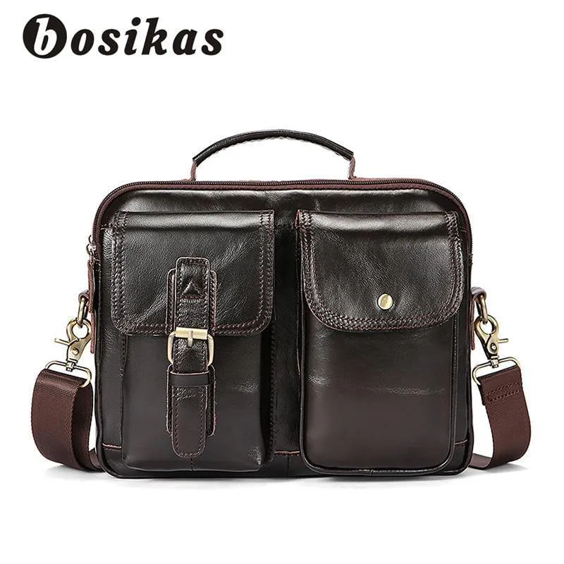 Aktentaschen für Herren aus echtem Leder Herrentaschen Umhängetaschen Freizeittaschen Laptop-Umhängetasche Herren-Umhängetasche Handtaschen