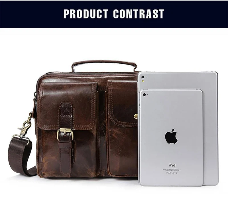 Aktentaschen für Herren aus echtem Leder Herrentaschen Umhängetaschen Freizeittaschen Laptop-Umhängetasche Herren-Umhängetasche Handtaschen