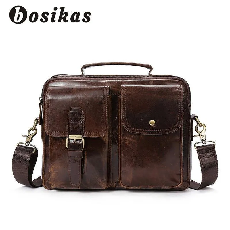 Aktentaschen für Herren aus echtem Leder Herrentaschen Umhängetaschen Freizeittaschen Laptop-Umhängetasche Herren-Umhängetasche Handtaschen