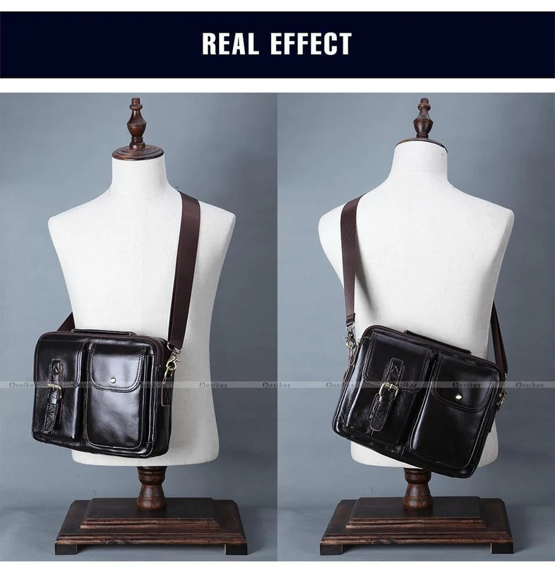 Aktentaschen für Herren aus echtem Leder Herrentaschen Umhängetaschen Freizeittaschen Laptop-Umhängetasche Herren-Umhängetasche Handtaschen