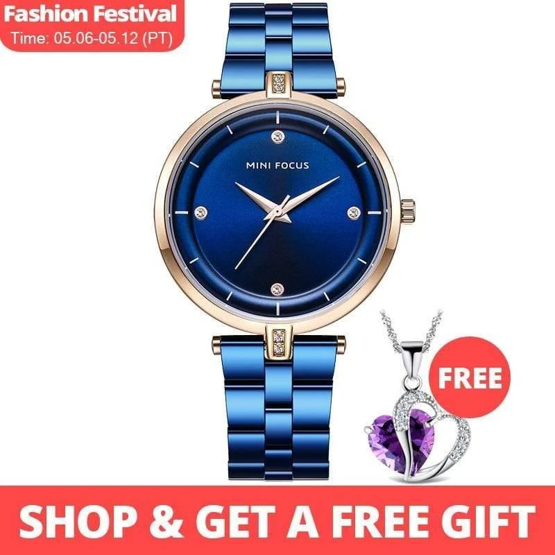 Uhren Frauen Top Marke Luxus Quarzuhr Frauen Mode Uhren Mujer Edelstahl Damen Quarz Armbanduhren