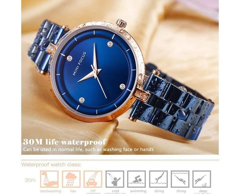 Uhren Frauen Top Marke Luxus Quarzuhr Frauen Mode Uhren Mujer Edelstahl Damen Quarz Armbanduhren
