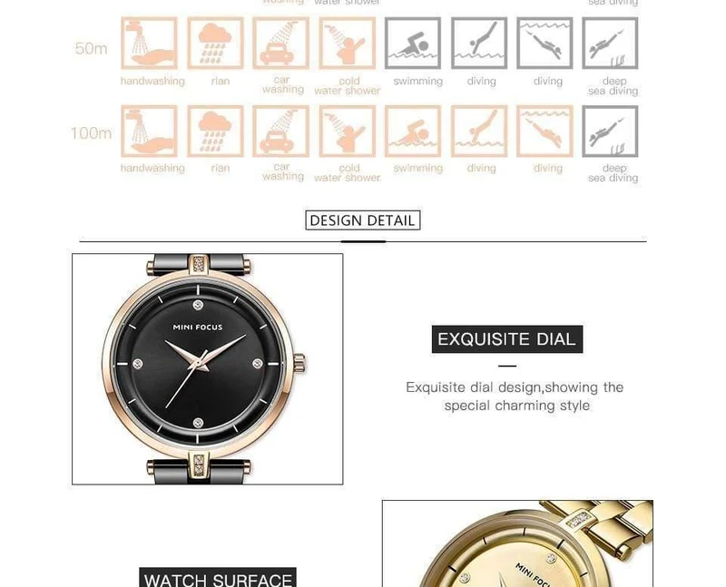Uhren Frauen Top Marke Luxus Quarzuhr Frauen Mode Uhren Mujer Edelstahl Damen Quarz Armbanduhren