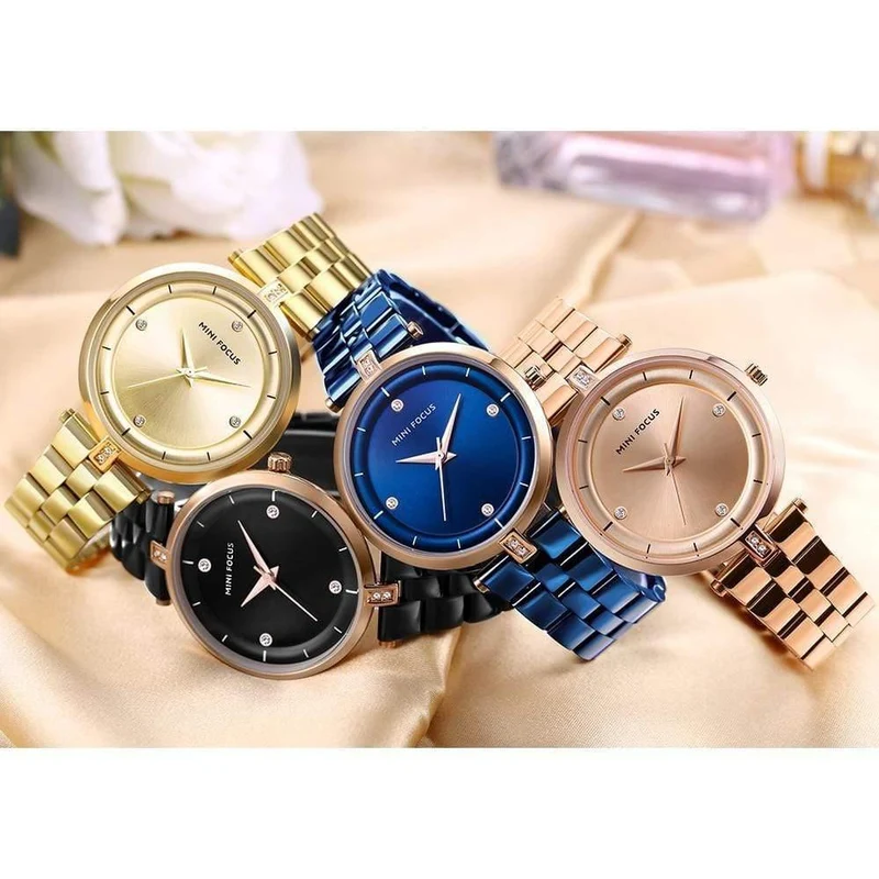Uhren Frauen Top Marke Luxus Quarzuhr Frauen Mode Uhren Mujer Edelstahl Damen Quarz Armbanduhren