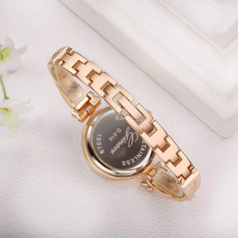 Uhr Frauen Rose Gold Diamant Armbanduhr Luxus Schmuck Damen Female Girl Hour Casual Quarz Armbanduhren