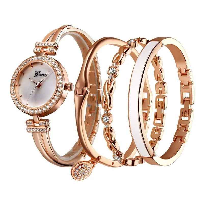 Uhr Frauen Rose Gold Diamant Armbanduhr Luxus Schmuck Damen Female Girl Hour Casual Quarz Armbanduhren