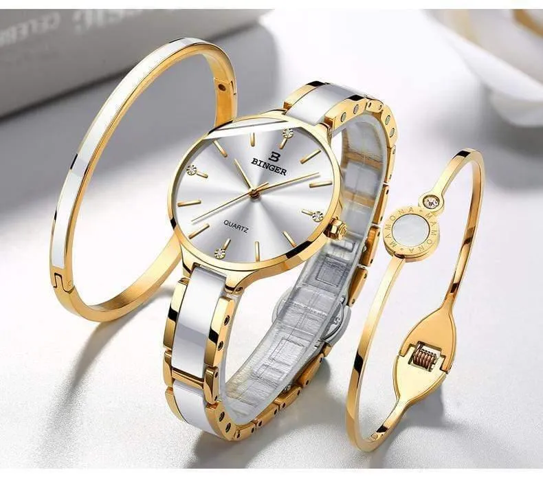 Frauen Uhr Marke Kristall Mode Armband Uhren Damen Frauen armbanduhren Relogio Feminino B-1185