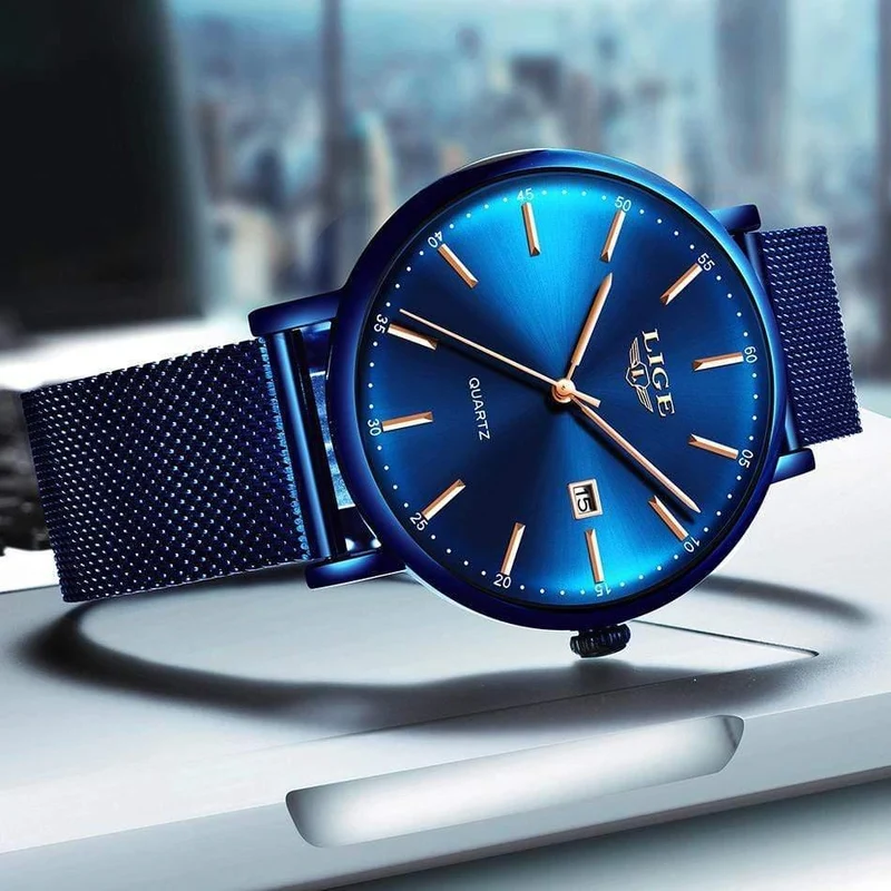 Uhr Edelstahl Mesh Gürtel Wasserdichte Uhr Quarz Armbanduhr Frauen uhr Relogio Masculino