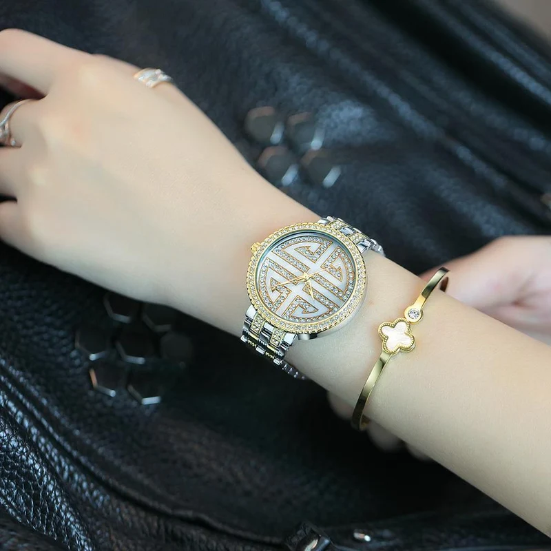 Uhr Modedesigner Gold Kleid Quarz Damen Armbanduhren Damen Unisex wasserdicht Luxus Damenuhr