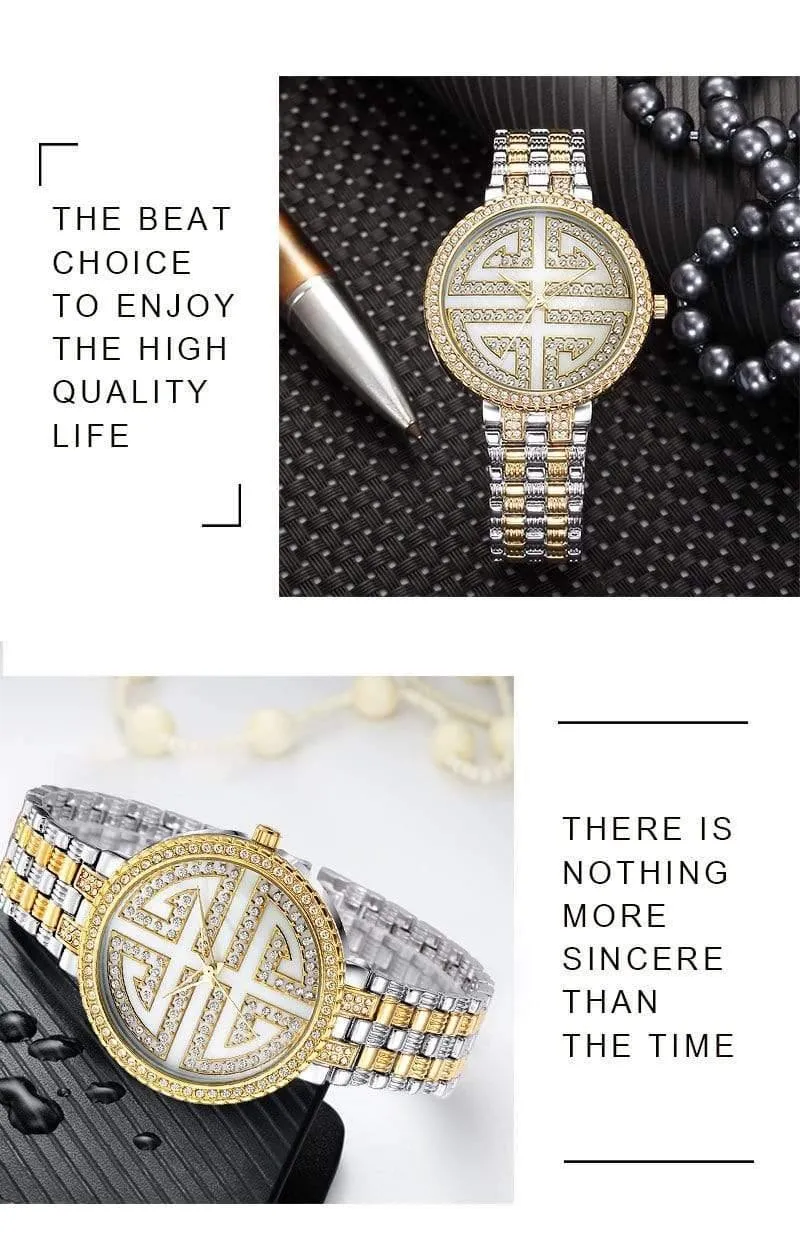 Uhr Modedesigner Gold Kleid Quarz Damen Armbanduhren Damen Unisex wasserdicht Luxus Damenuhr