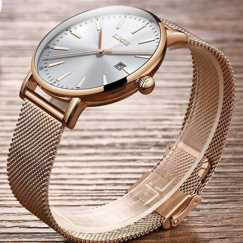 Edelstahl Uhren Frauen Top Marke Luxus Casual Clock Damen Armbanduhr Relogio Feminino