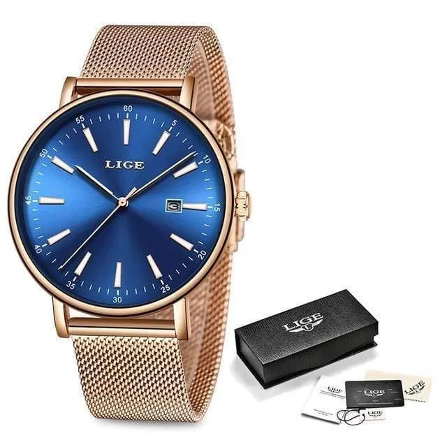 Edelstahl Uhren Frauen Top Marke Luxus Casual Clock Damen Armbanduhr Relogio Feminino