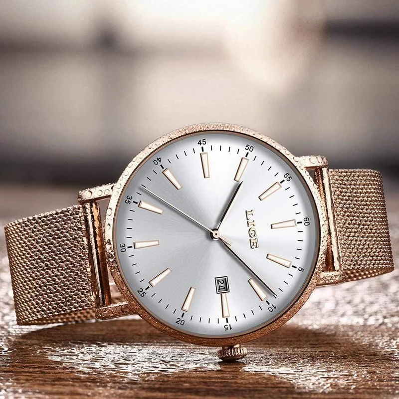 Edelstahl Uhren Frauen Top Marke Luxus Casual Clock Damen Armbanduhr Relogio Feminino
