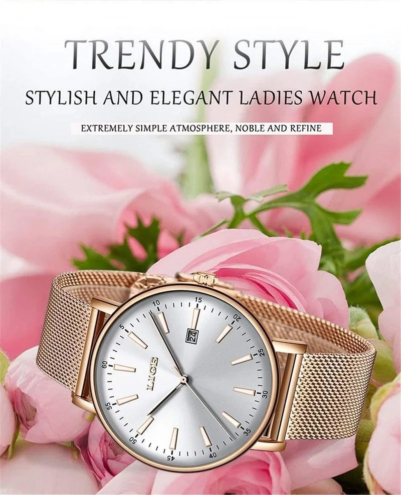 Edelstahl Uhren Frauen Top Marke Luxus Casual Clock Damen Armbanduhr Relogio Feminino