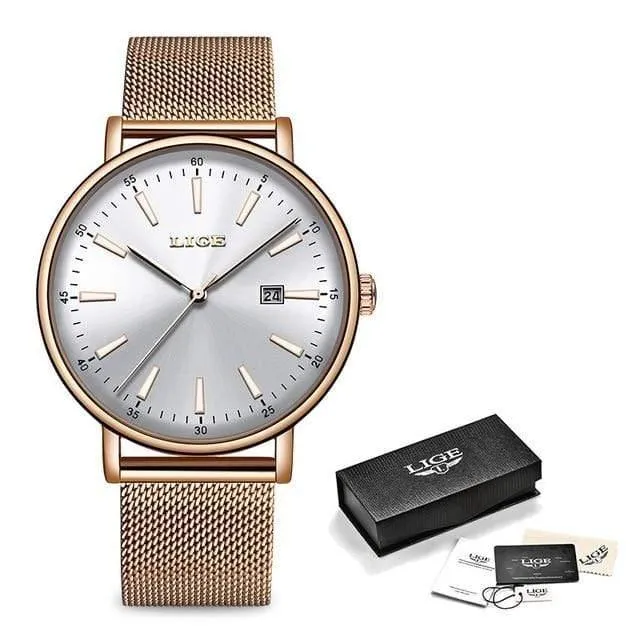 Edelstahl Uhren Frauen Top Marke Luxus Casual Clock Damen Armbanduhr Relogio Feminino