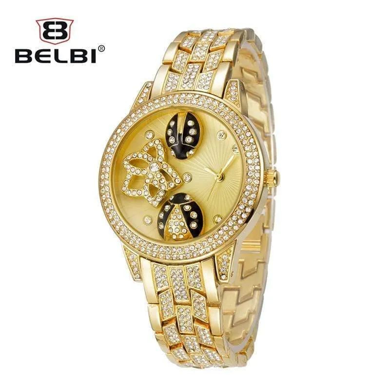 Frauen Armbanduhr Dame Oval Legierung Stahl Quarz Uhren Kleid AAA Strass Gold Silber Weibliche Luxus Armbanduhren