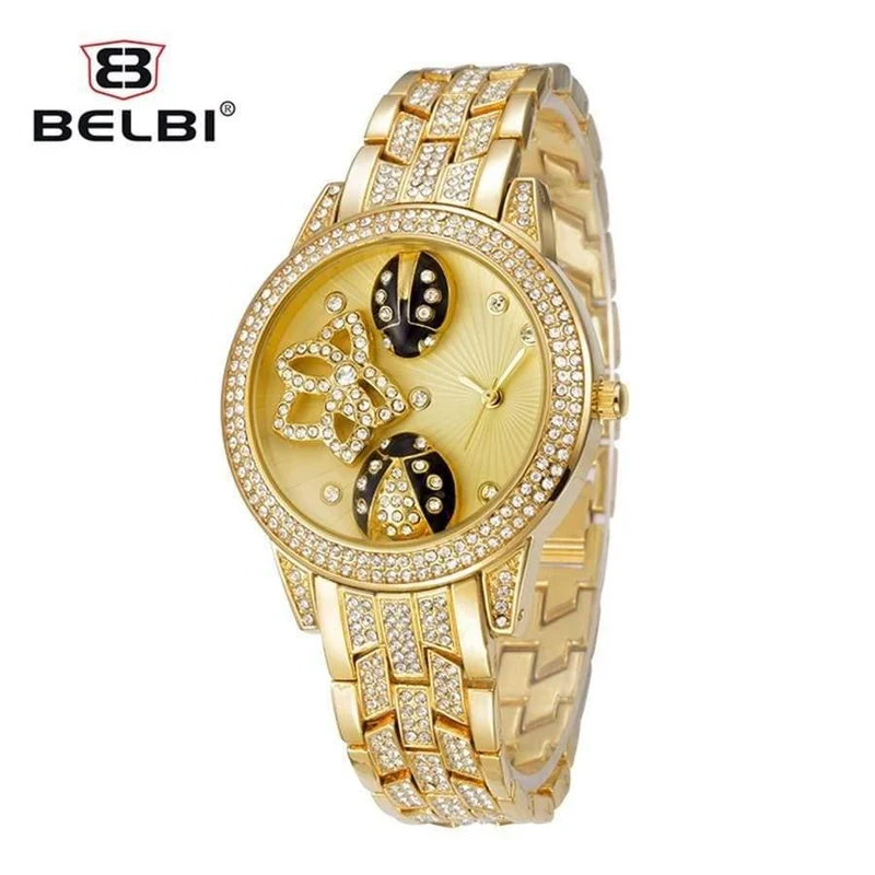 Frauen Armbanduhr Dame Oval Legierung Stahl Quarz Uhren Kleid AAA Strass Gold Silber Weibliche Luxus Armbanduhren