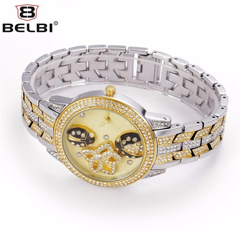 Frauen Armbanduhr Dame Oval Legierung Stahl Quarz Uhren Kleid AAA Strass Gold Silber Weibliche Luxus Armbanduhren