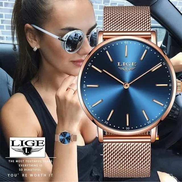Frauen Uhren Top Marke Luxus Damen Casual Mode Uhr Damen Wasserdicht Quarz Uhr Zegarek Damski
