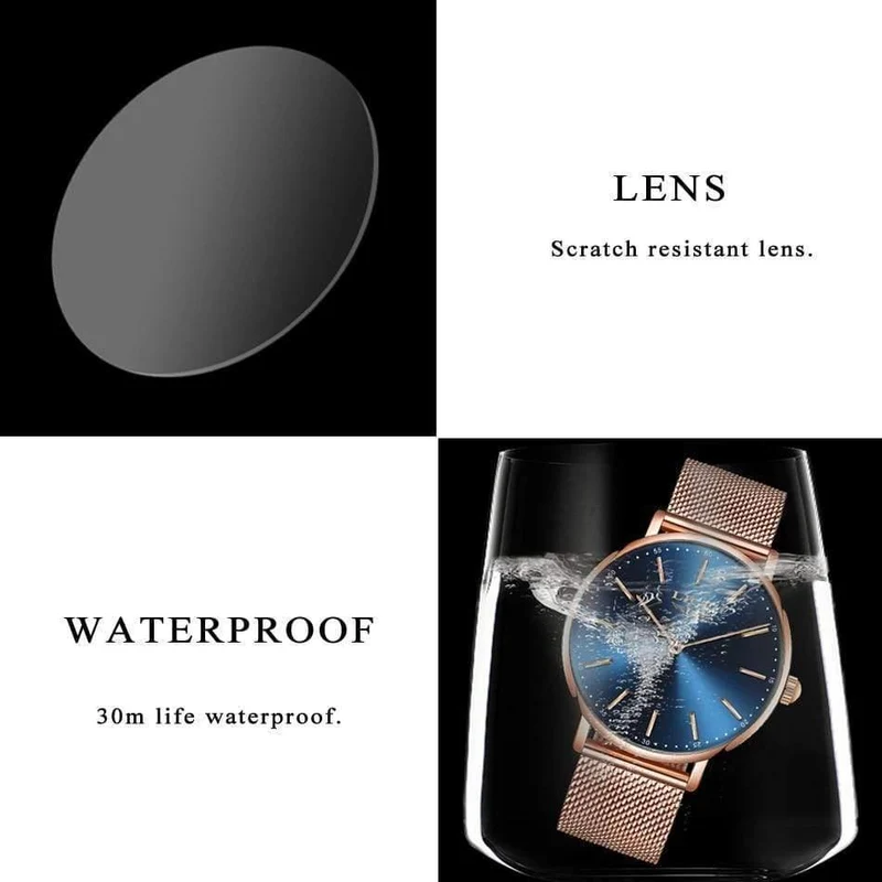 Frauen Uhren Top Marke Luxus Damen Casual Mode Uhr Damen Wasserdicht Quarz Uhr Zegarek Damski