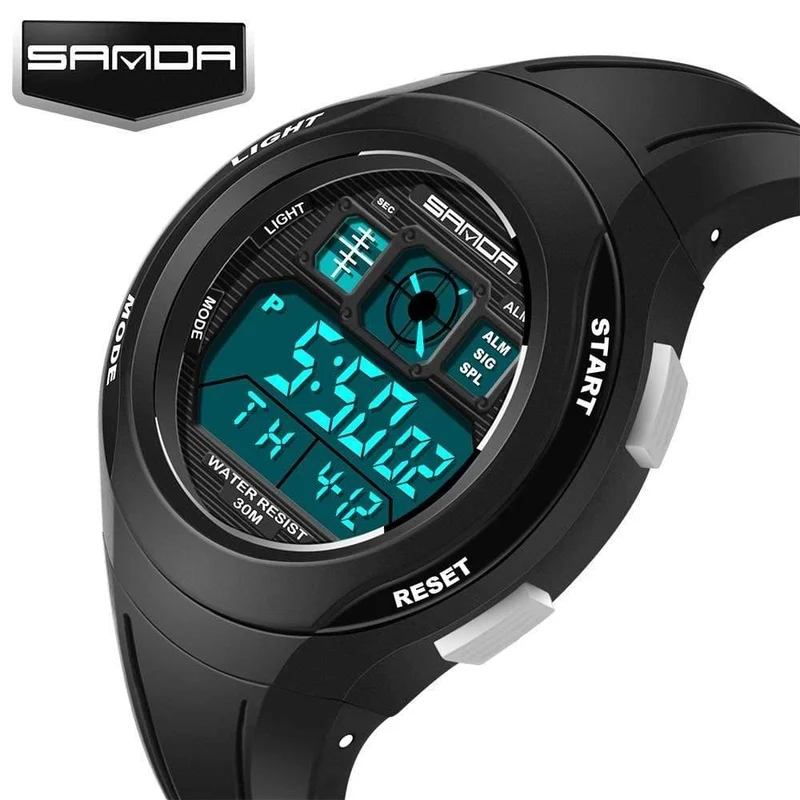 Kinderuhren Kinderuhren Sport Cartoon Casual Digitaluhr Jungen Mädchen LED Smart Multifunktions-Armbanduhren