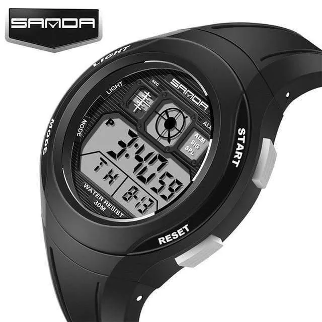 Kinderuhren Kinderuhren Sport Cartoon Casual Digitaluhr Jungen Mädchen LED Smart Multifunktions-Armbanduhren